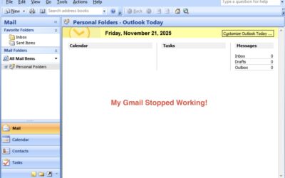 Gmail With Outlook 2007